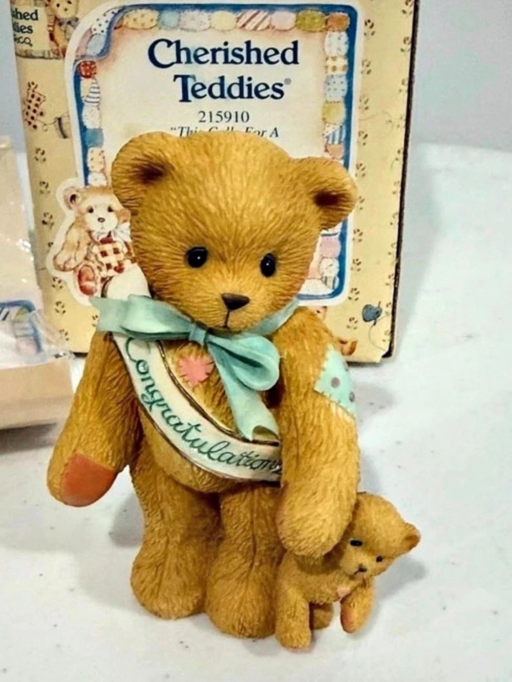 Cherished Teddies This Calls For A Celebration Collectible Bear with Box